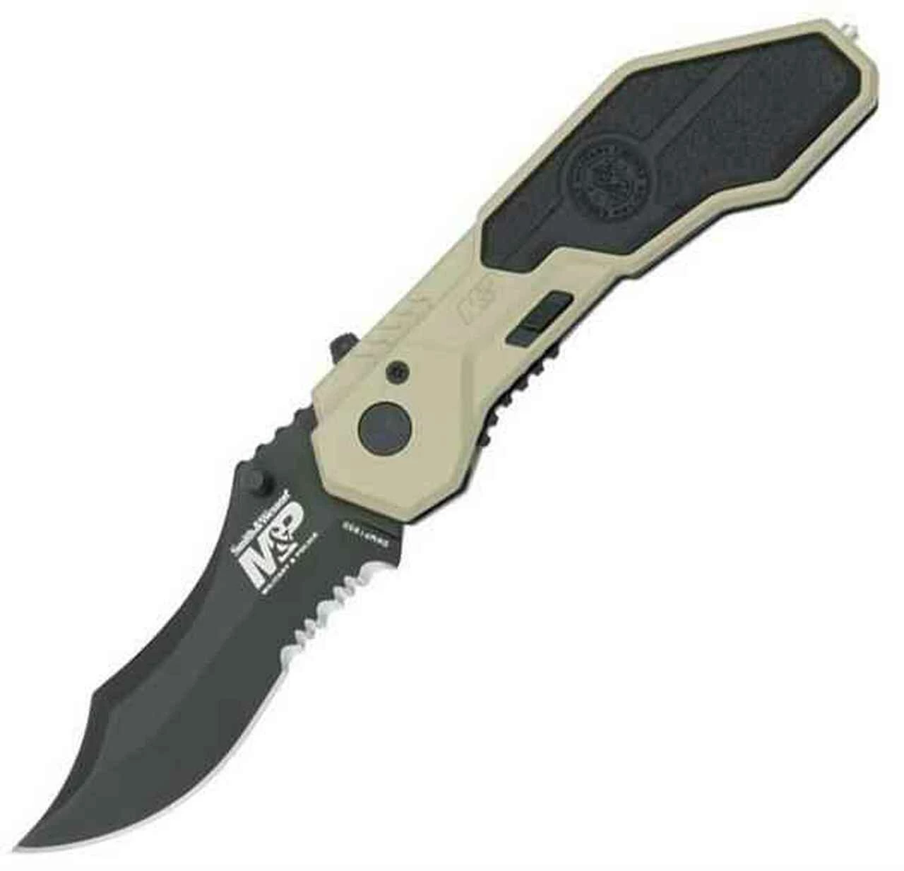 Budget 🔔 Smith and Wesson Smith & Wesson Military Police Magic, Desert Tan & Black Handle, Black. Blade, Combo Edge ⌛ 1 Budget 🔔 Smith and Wesson Smith & Wesson Military Police Magic, Desert Tan & Black Handle, Black. Blade, Combo Edge ⌛