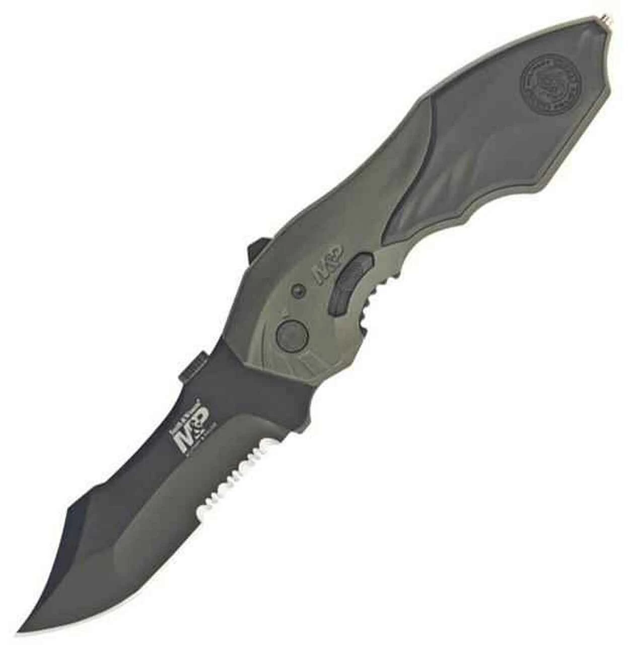 Flash Sale 🤩 Smith and Wesson Smith & Wesson Military & Police MAGIC Spring Assist Clip Point, Combo Edge, Grey Aluminum Handle 🧨 1 Flash Sale 🤩 Smith and Wesson Smith & Wesson Military & Police MAGIC Spring Assist Clip Point, Combo Edge, Grey Aluminum Handle 🧨