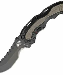 Cheapest 🔥 Smith and Wesson Smith & Wesson MAGIC Spring Assisted, Combo Edge, Black Aluminum Handle w/ Grey Insert 👍