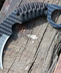 Best Pirce 🎉 Schwartz Tactical Karambit SWZ05, Carbon Fiber/Titanium 👍