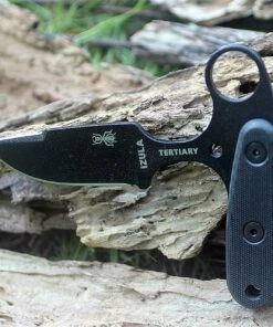 Best Pirce 🔥 ESEE Knives Tertiary Push Dagger Knife Black with Handles ❤️