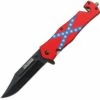 Coupon 🧨 Tac Force Speed Assisted Rebel Flag, Stainless Clip Blade, Aluminum Handles ⌛