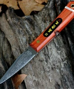 Top 10 🎁 Mikihisa Single Bevel Folder, Cherry Wood Handle, 4" Blue Paper Steel ⌛