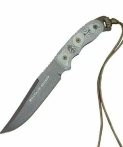 Best deal 😍 Tops Moccasin Ranger, Black Linen Micarta Handle, Black Blade 🔔