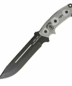 Hot Sale 😀 Tops Steel Eagle, Black Linen Micarta Handle, Ballistic Nylon Sheath ⌛