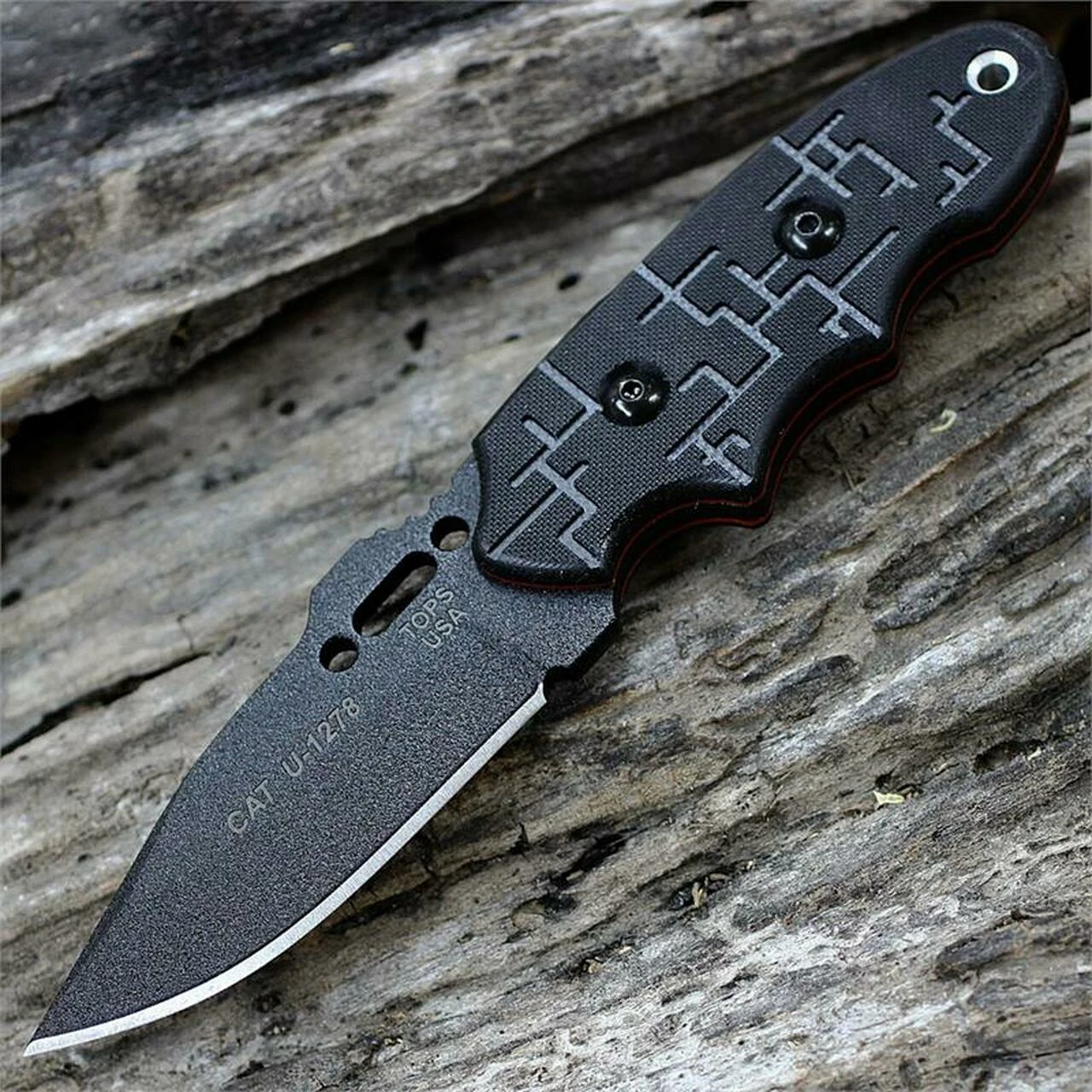 Buy βοΈ Tops C.A.T. Hunter's Point, 3.25 in. 1095 Blade Steel, Black G10 Handle, Overall Length 7.25" π― 1 Buy βοΈ Tops C.A.T. Hunter's Point, 3.25 in. 1095 Blade Steel, Black G10 Handle, Overall Length 7.25" π―