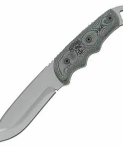 Best Sale 👏 Tops Cochise Ranger, Black Linen Micarta, PlainEdge 💯