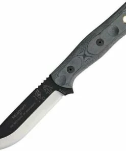 Buy 🛒 TOPS BROSBLM B.O.B. Fieldcraft, 4.625" 1095 Plain Blade, Black Linen Micarta Handle-Kydex Sheath 👍