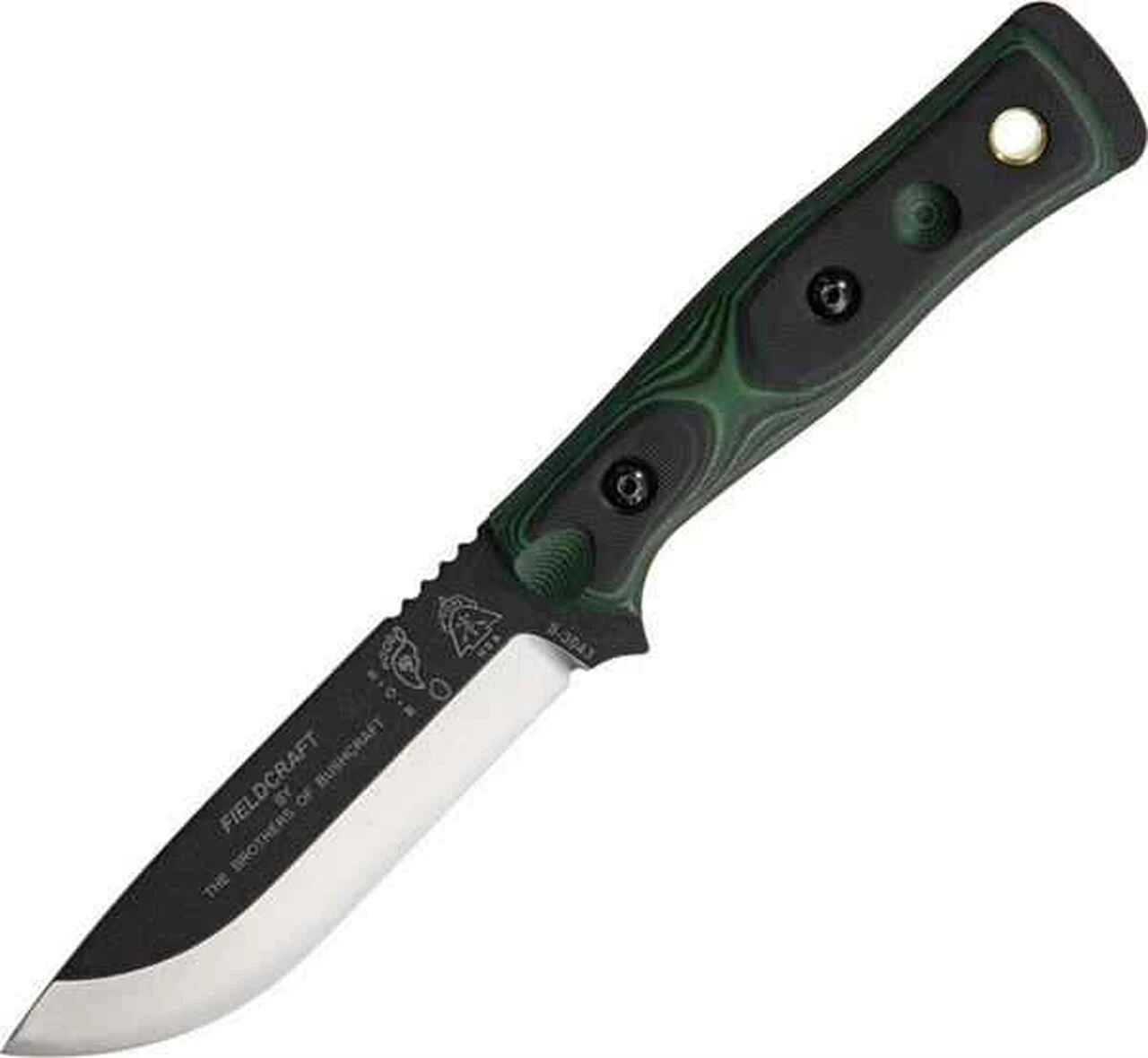 Buy ✨ TOPS BROSGB B.O.B. Fieldcraft, 4.625" 1095 Plain Blade, Black/Green G-10 Handle-Kydex Sheath ⭐ 1 Buy ✨ TOPS BROSGB B.O.B. Fieldcraft, 4.625" 1095 Plain Blade, Black/Green G-10 Handle-Kydex Sheath ⭐