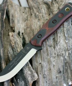 Coupon 😍 TOPS BROSRB B.O.B. Fieldcraft, 4.625" 1095 Plain Blade, Black/Red G-10 Handle-Kydex Sheath 💯