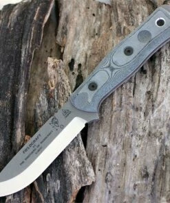 Best Pirce ✔️ TOPS BROSTBF02 B.O.B. Fieldcraft, 4.75" 1095 Plain Blade, Gray Canvas Micarta Handle-Kydex Sheath ✔️