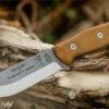 Flash Sale 👏 TOPS BROSTBF B.O.B. Fieldcraft, 4.75" 1095 Plain Blade, Tan Canvas Micarta Handle-Kydex Sheath 🌟