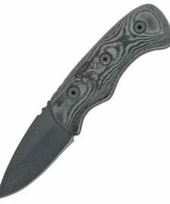 Cheapest ❤️ Tops Ferret, Black Linen Micarta, Kydex Sheath w/Carabiner Style Clip 🔔