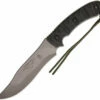 Hot Sale 👏 Tops Longhorn Bowie, 6 3/4" Black River Wash Blade, Rocky Mountain Tread Handle 🛒