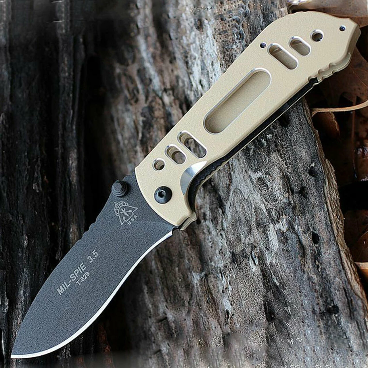 Cheapest 😍 TOPS MIL-SPIE 3.5, 3.5" N690Co Plain Blade, Coyote Tan Aluminum Handle 1 👏 1 Cheapest 😍 TOPS MIL-SPIE 3.5, 3.5" N690Co Plain Blade, Coyote Tan Aluminum Handle 1 👏