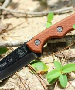 Hot Sale 👏 TOPS Mini Scandi Knife 2.5, 1095 High Carbon Steel, Tan Canvas 🔔