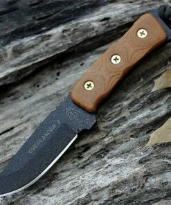 Budget 😀 Tops Overlander 2, 4 in. 1095 Blade Steel, Tan Micarta Handle, Overall Length 8.25" 👏