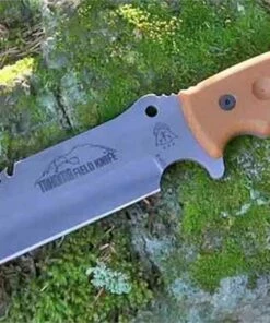 Promo ⌛ TOPS Knives Tahoma Field Knife, 1095 HighCarbon Steel, Tan Canvas Micarta 🛒
