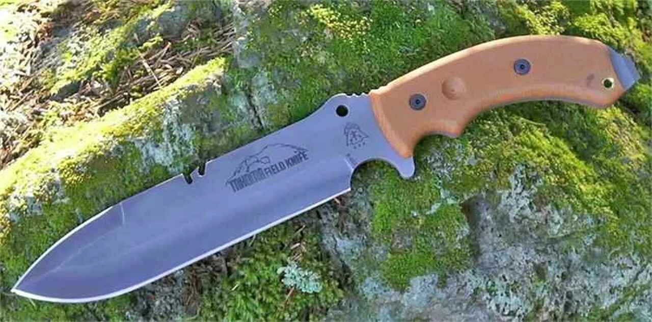 Promo ⌛ TOPS Knives Tahoma Field Knife, 1095 HighCarbon Steel, Tan Canvas Micarta 🛒 1 Promo ⌛ TOPS Knives Tahoma Field Knife, 1095 HighCarbon Steel, Tan Canvas Micarta 🛒