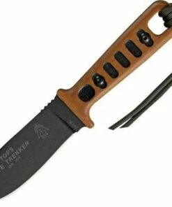Wholesale ✔️ Tops Lite Trekker Operator, Tan & Black, w/ Kydex Sheath 😀
