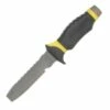 Deals 🌟 Underwater Kinetics Blunt Tip Dive Knife Blue Tang Titanium, Black and yellow handle with soft rubber thumb guard 💯