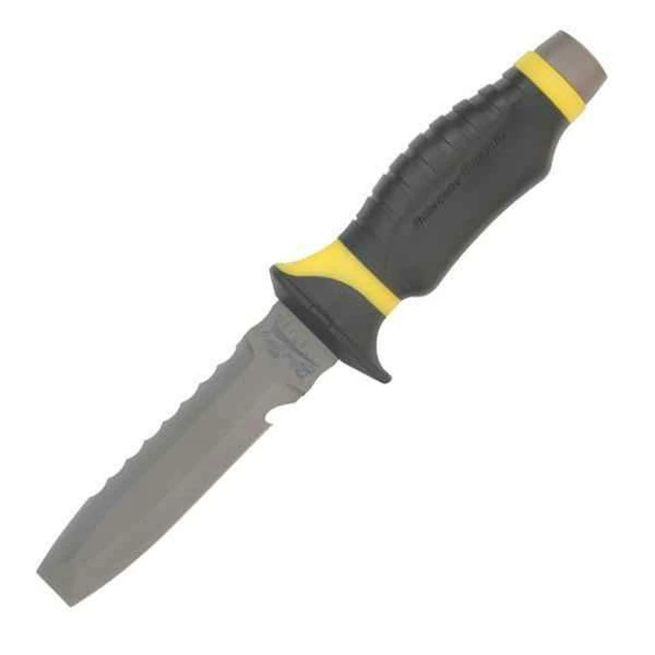 Deals 🌟 Underwater Kinetics Blunt Tip Dive Knife Blue Tang Titanium, Black and yellow handle with soft rubber thumb guard 💯 1 Deals 🌟 Underwater Kinetics Blunt Tip Dive Knife Blue Tang Titanium, Black and yellow handle with soft rubber thumb guard 💯
