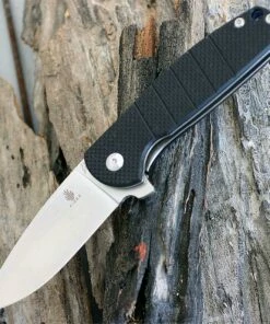 Promo 🔥 Kizer Cutlery V3471A1 Gemini Flipper, 3.13 in. VG-10 Blade, Black G10 Handle LinerLock 🛒