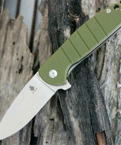 Best deal 🔥 Kizer Cutlery V3471A2 Gemini Flipper, 3.13 in. VG-10 Blade, Green G10 Handle LinerLock 🔥