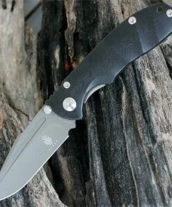 Cheapest 🤩 Kizer Cutlery Kizer V4412A1 Bolt Vanguard Series 3.5 in. VG-10 Black G-10 Folder ❤️