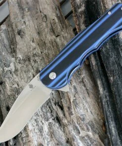 Brand new 👍 Kizer Cutlery Kizer V4455A2 Dorado Vanguard Series 3.5 in. VG-10 Black/Blue G-10 Flipper 🔔