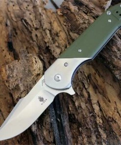 New 🧨 Kizer Cutlery V4467A2 Matt Degnan Vanguard Kane, 3.48" VG10 Blade, Green G10 Handle Liner-lock flipper ⭐