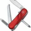 Discount 🤩 Victorinox Swiss Army Delemont Junior 09, Red Zytel Handle 🧨