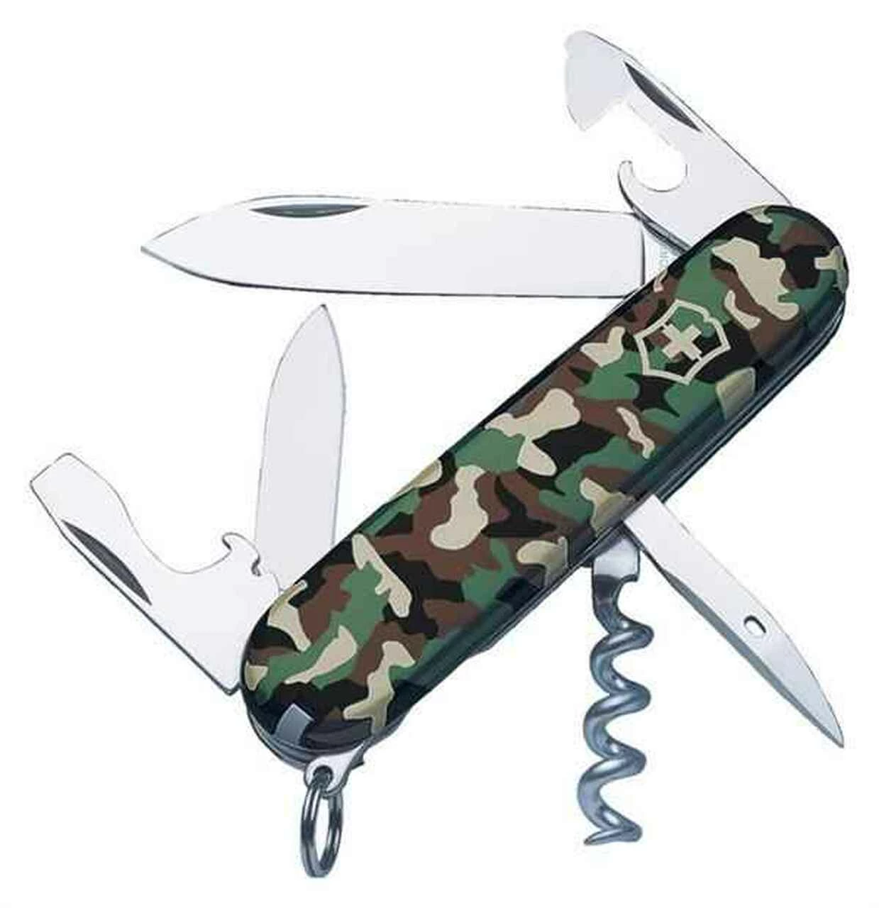 New 🎁 Victorinox Swiss Army Victorinox Spartan, Camo, 12 Functions ✔️ 1 New 🎁 Victorinox Swiss Army Victorinox Spartan, Camo, 12 Functions ✔️
