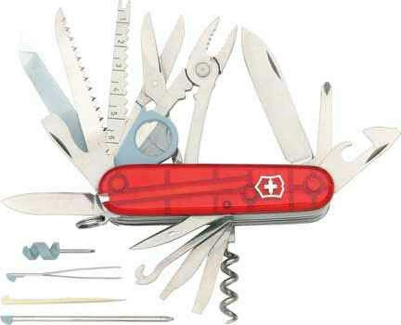 Promo 😍 Victorinox Swiss Army Victorinox Swiss Champ, Ruby red translucent handles 🌟 1 Promo 😍 Victorinox Swiss Army Victorinox Swiss Champ, Ruby red translucent handles 🌟