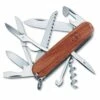 Budget ⭐ Victorinox Swiss Army Victorinox Huntsman, Wood Handle, w/ 14 Tools 💯
