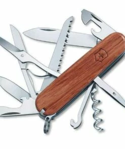 Budget ⭐ Victorinox Swiss Army Victorinox Huntsman, Wood Handle, w/ 14 Tools 💯
