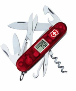 Best deal 🎁 Victorinox Swiss Army Traveller Lite, Ruby Handle, Digital Clock 🌟