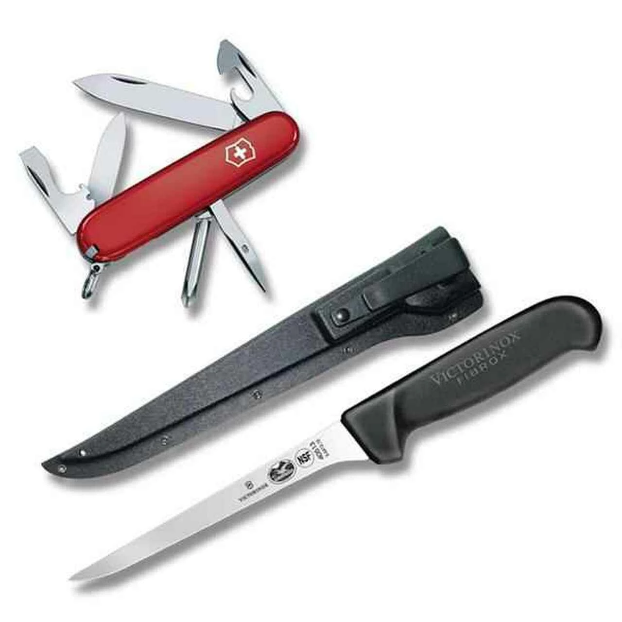 Deals 🔔 Victorinox Swiss Army Victorinox Tinker w/ 6" Fillet and Sheath 💯 1 Deals 🔔 Victorinox Swiss Army Victorinox Tinker w/ 6" Fillet and Sheath 💯