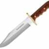 Discount ⭐ Winchester G1206 Large Bowie, 8.62" SS Plain Blade, Wood Handle, Nylon Sheath 🎁