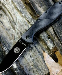 Coupon 👏 BRK Zancudo Folder, Black Blade, Black Handle, Design by Esee Knives 👏
