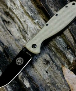 Best Sale 👍 BRK Zancudo Folder, Black Blade, Desert Tan Handle, Design by Esee Knives 🎁
