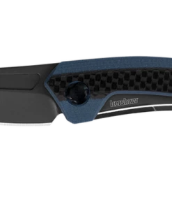 Wholesale 👏 Kershaw Knives Kershaw 1225 Reverb XL, 3" 8Cr13MoV TiNi Plain Blade, Blue G-10/Carbon Fiber Overlay Handle ✔️