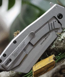 Wholesale 👏 Kershaw Knives Kershaw 3455 Bracket, 3.4" Stonewashed 8Cr13MoV Plain Blade, Black G10 /Stainless Steel Handle 🎁 -Automatic Knives shop ks3455.3 62851.1619019670