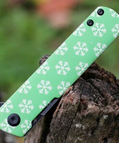 Discount 🛒 Kansept Knives Kansept Foosa - Green Snowflake G-10 (3.3" Blk 154CM) 2020T5 😀 -Automatic Knives shop kx2020t5.3 67239.1638898658