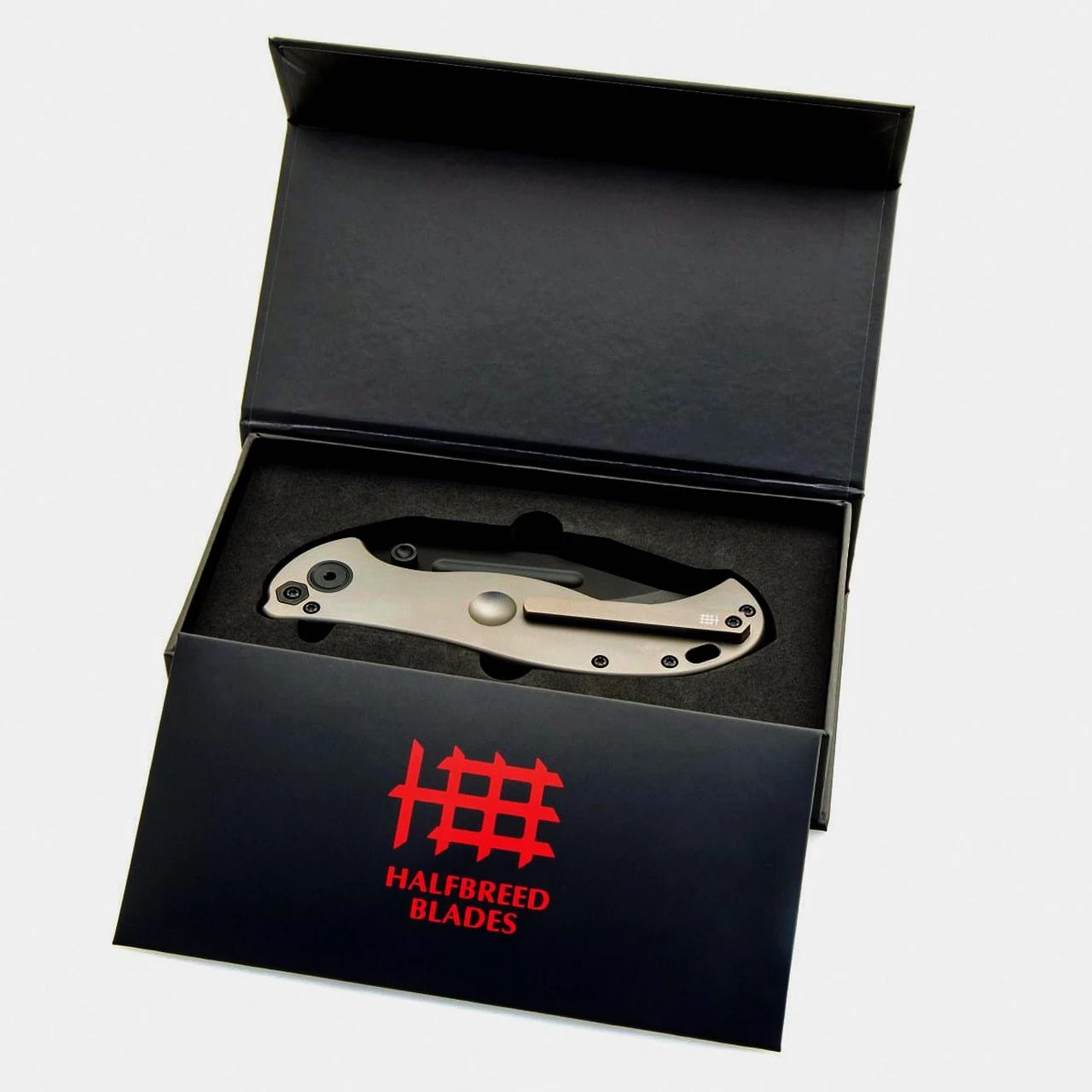 Wholesale ✨ Halfbreed Blades Halfbreed Large Bush Folder - Ranger Green Ti (4.13" S35VN Black) LBF-01OD 🧨 3 Wholesale ✨ Halfbreed Blades Halfbreed Large Bush Folder - Ranger Green Ti (4.13" S35VN Black) LBF-01OD 🧨 - Image 3