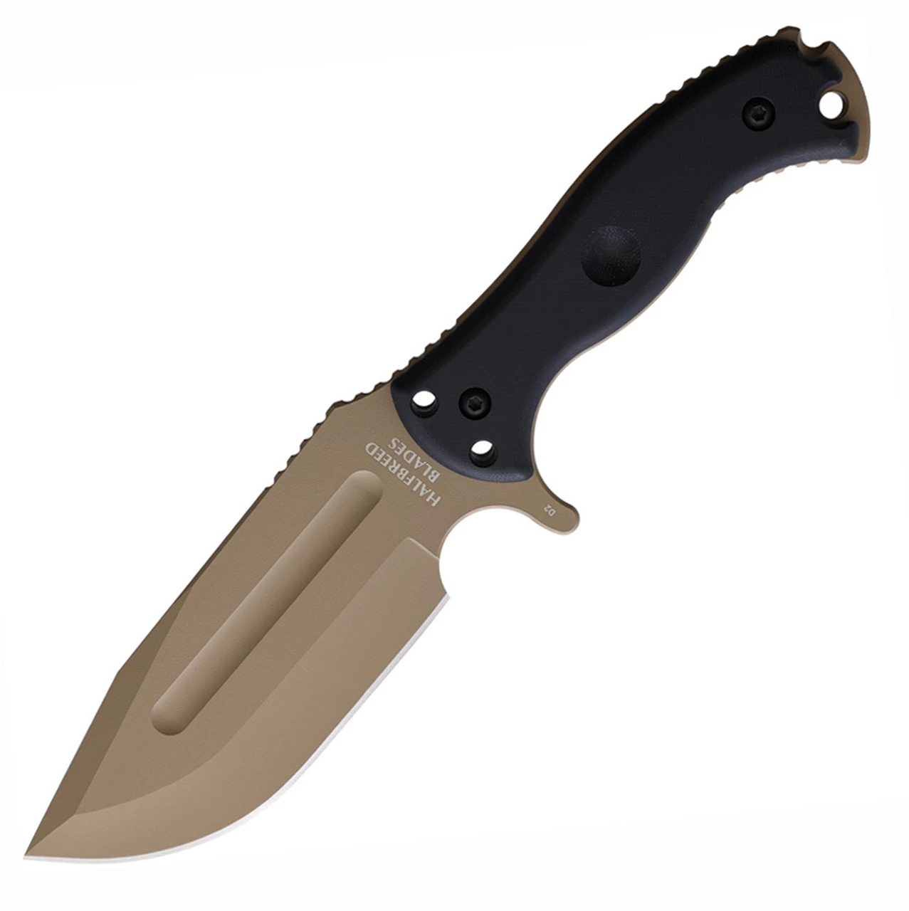 Flash Sale 🎁 Halfbreed Blades Halfbreed Large Bush Knife - Black G-10 (5.7" D2 Dark Earth) LBK-01 DE 🎁 2 Flash Sale 🎁 Halfbreed Blades Halfbreed Large Bush Knife - Black G-10 (5.7" D2 Dark Earth) LBK-01 DE 🎁 - Image 2