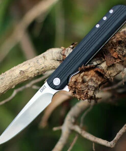 Promo 😀 CRKT 3810 Large LCK+, 3.62" 8Cr13MoV Satin Plain Blade, Glass Reinforced Polymide Handle 🎁