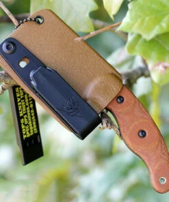 Best deal 🔥 Tops Knives LILB-01 Little Bugger, 2.38" 1095 Carbon Steel, Tan Canvas Micarta Handle 😀 -Automatic Knives shop little bugger.3 29601.1566586039