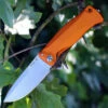 Flash Sale 🔥 LionSteel Lion Steel SR-11 Aluminium Orange SR11AOS, 3.70" Sleipner Plain Blade ❤️