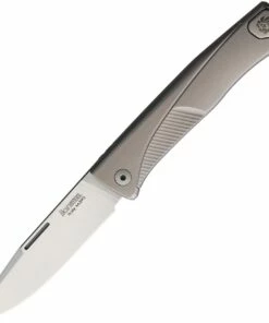 New 🧨 LionSteel Thrill Slip Joint - Gray Ti (3.2" Satin M390) TL-GY 🔔